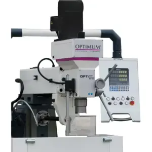 Fraiseuse à tourelle X 770 mm Y 200 mm Z 340 mm broche horizontale verticale affichage digital ISO40 Optimill