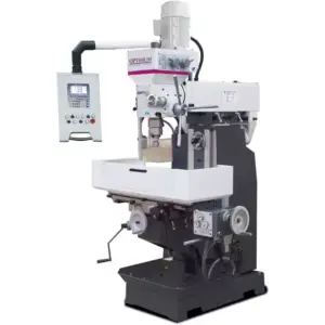 Fraiseuse à tourelle X 770 mm Y 200 mm Z 340 mm broche horizontale verticale affichage digital ISO40 Optimill