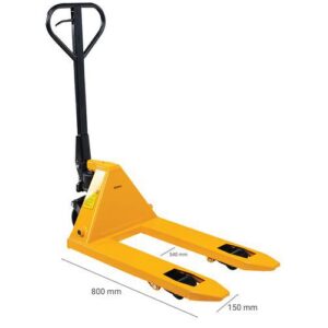 Transpalette manuel - Fourche longueur 800 mm - Capacité 2000 kg